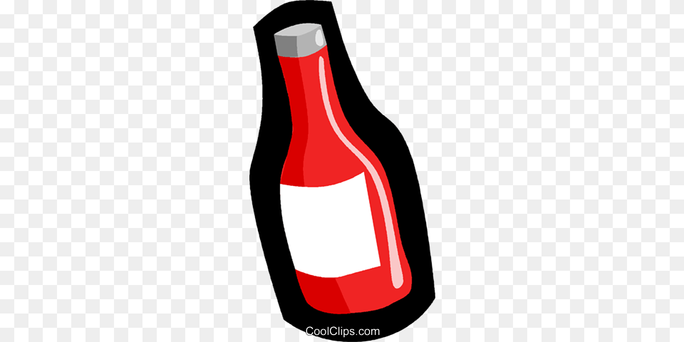 Sauce Ketchup Royalty Vector Clip Art Illustration, Food, Bottle Free Png