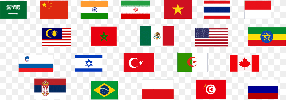 Saudi Arabia China India Iran Vietnam Thailand Flag Free Transparent Png