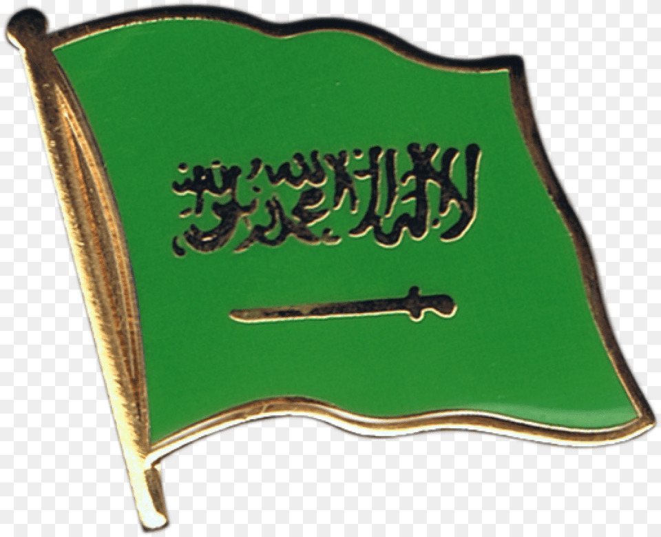 Saudi Arabia Flag Pin Badge Sao Tome And Principe Flag Pin Badge, Text, Logo Png