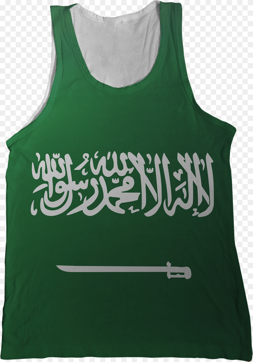 Saudi Arabia Flag Saudi Arabia Flag Badge, Clothing, Tank Top, Shirt Free Transparent Png