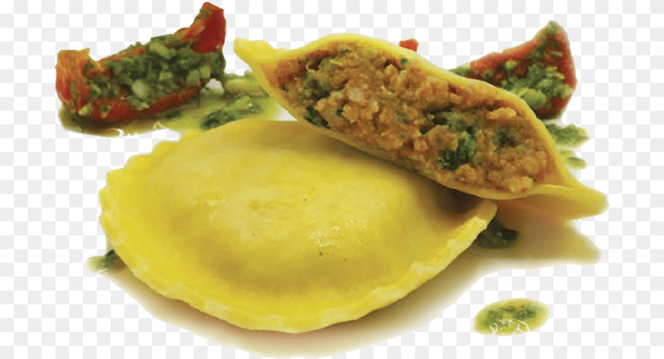 Sausage And Broccoli Jamaican Patty, Food, Pasta, Ravioli Free Png Download