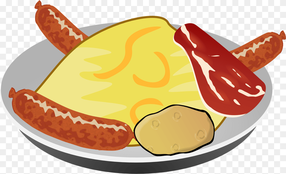 Sausage And Sauerkraut Clipart, Food, Meal, Ketchup Free Transparent Png