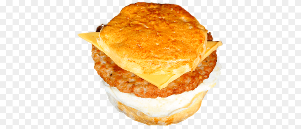 Sausage Egg N39 Cheese Biscuit Fast Food, Burger, Bread Free Transparent Png