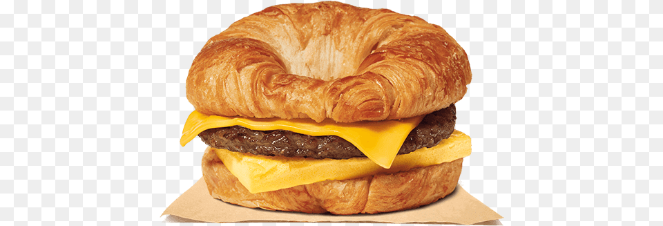 Sausage Egg U0026 Cheese Croissanu0027wich Burger King Burger King Breakfast Coupons, Food, Croissant Free Transparent Png