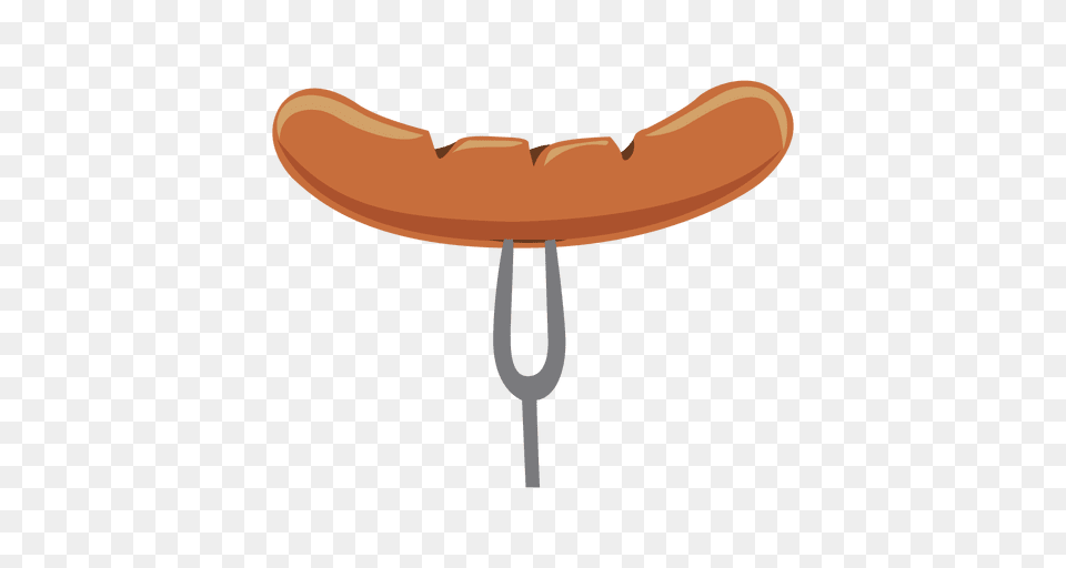 Sausage Fork Illustration, Food, Hot Dog Free Png Download