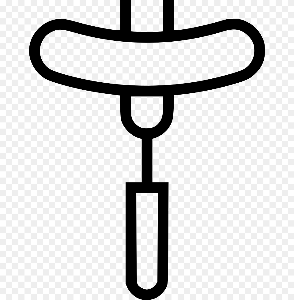 Sausage Fork Svg Sausage Clip Art Black And White, Electronics, Hardware Free Png