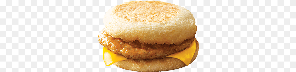 Sausage Mcmuffin Crispy Chicken Muffin Mcd, Burger, Food Free Png Download