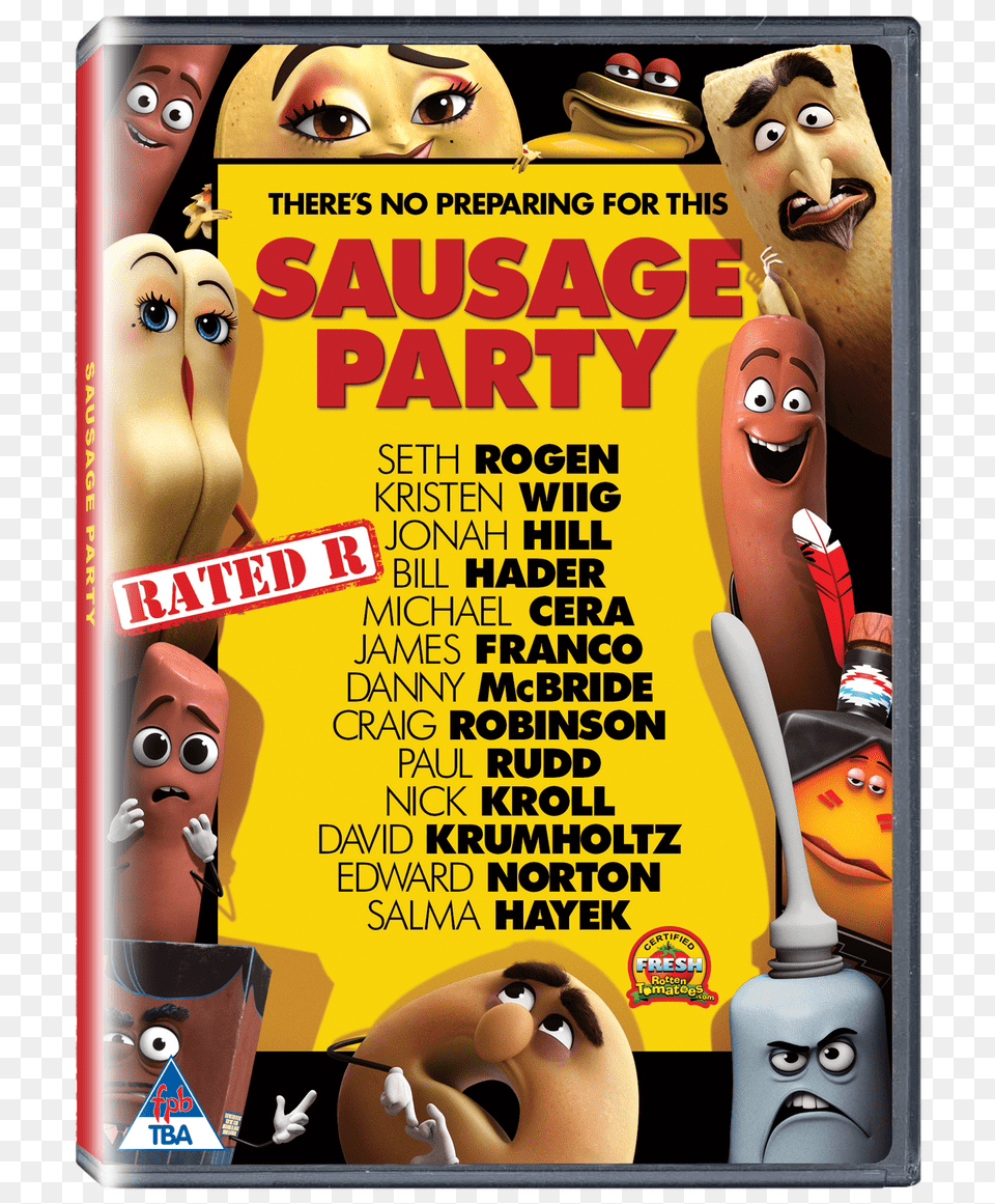 Sausage Party Dvd, Advertisement, Poster, Head, Face Png