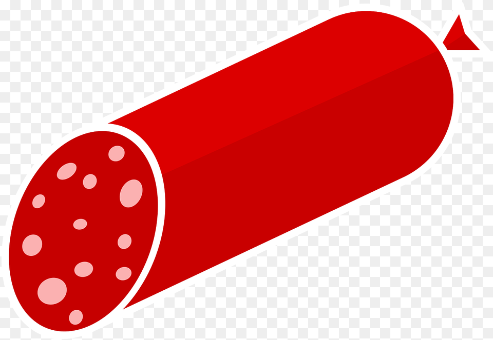 Sausage Salami Eat Salami Clipart, Weapon, Dynamite Free Png Download