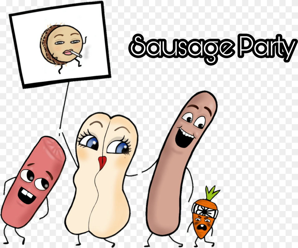 Sausageparty Cartoon, Face, Head, Person, Baby Free Transparent Png