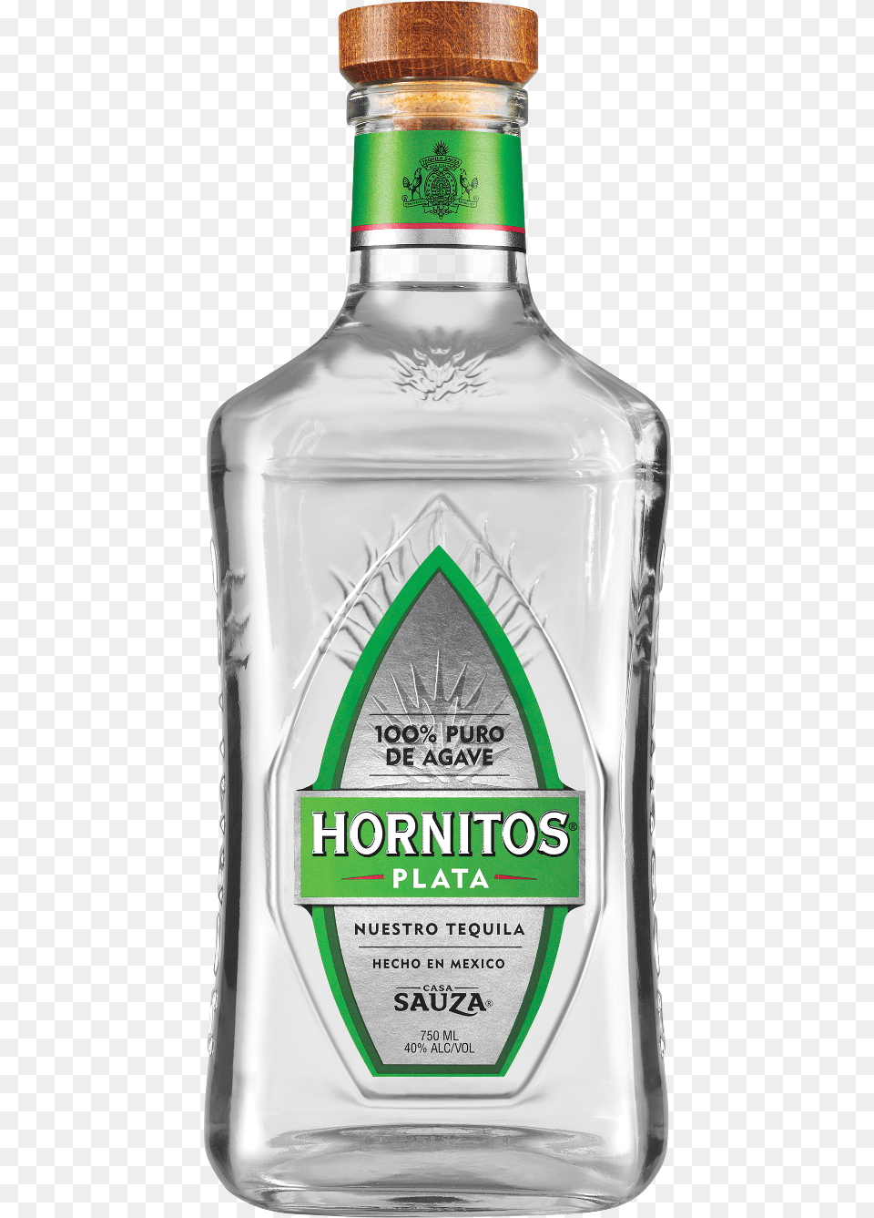 Sauza Hornitos Plata Sauza Hornitos Plata Tequila, Alcohol, Beverage, Liquor, Bottle Free Png Download