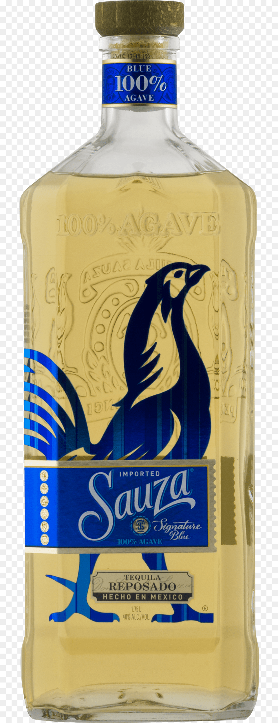 Sauza Signature Blue Reposado Tequila, Alcohol, Beverage, Liquor Free Png Download