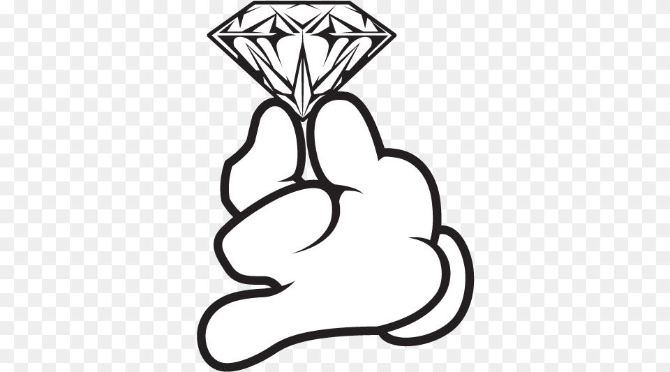 Savage Cool Dope Drawings Cartoon Diamond In Hand, Accessories, Gemstone, Jewelry, Baby Png