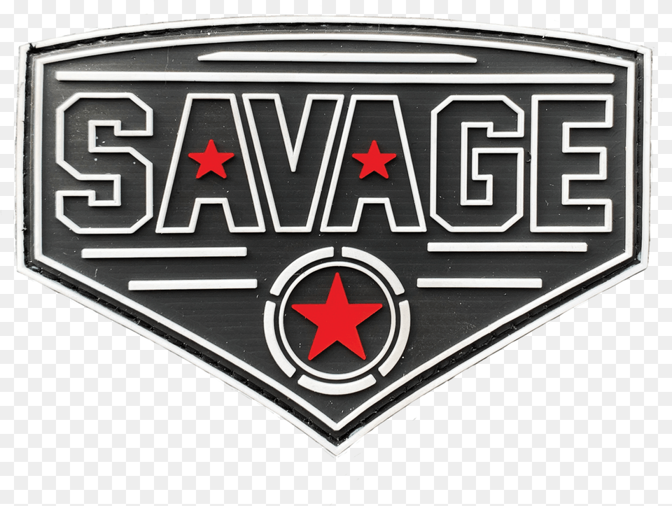 Savage Patch Diamond Red Star Emblem, Badge, Logo, Symbol Png Image