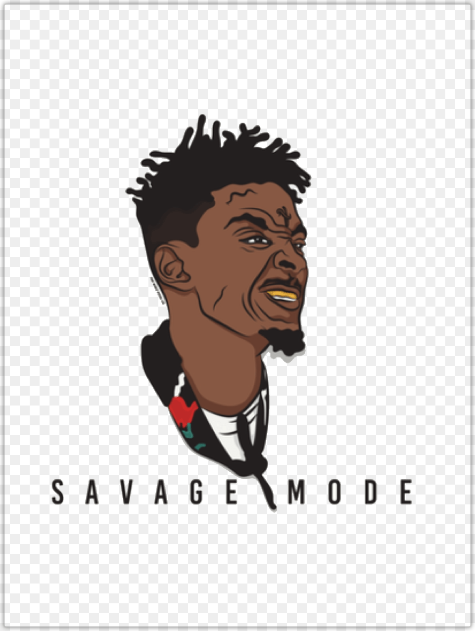 Savage T Shirt Design, Portrait, Face, Photography, Head Free Transparent Png