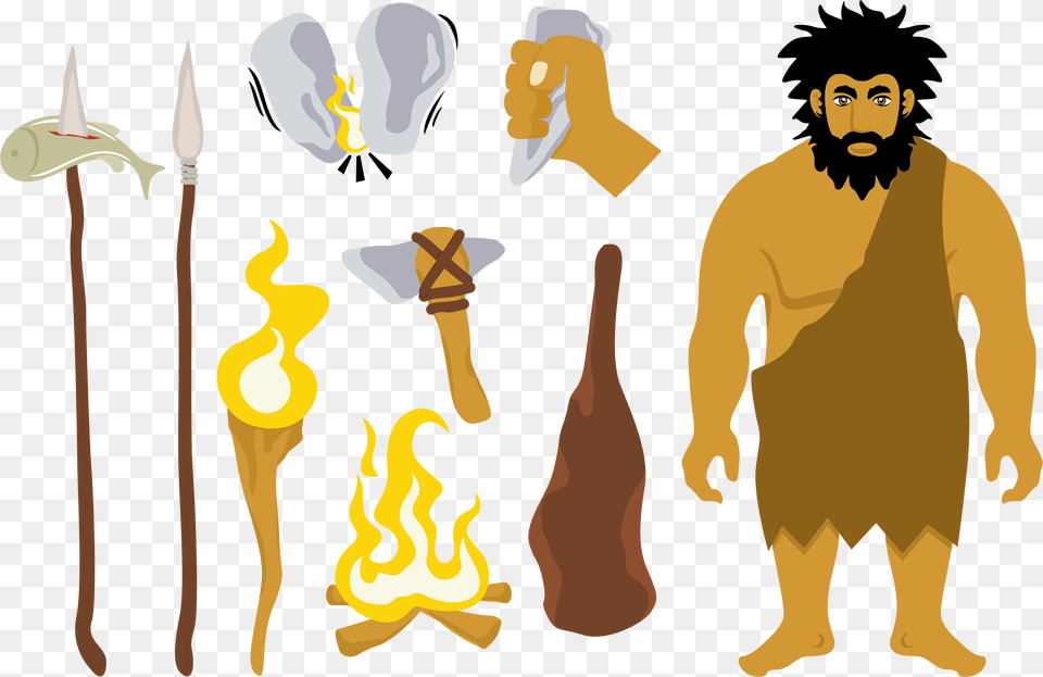 Savage Transparent Clipart Primitive Clipart, Light, Person, Man, Male Png Image