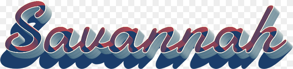 Savannah 3d Letter Name Calligraphy, Text, Tape, Art, Water Png