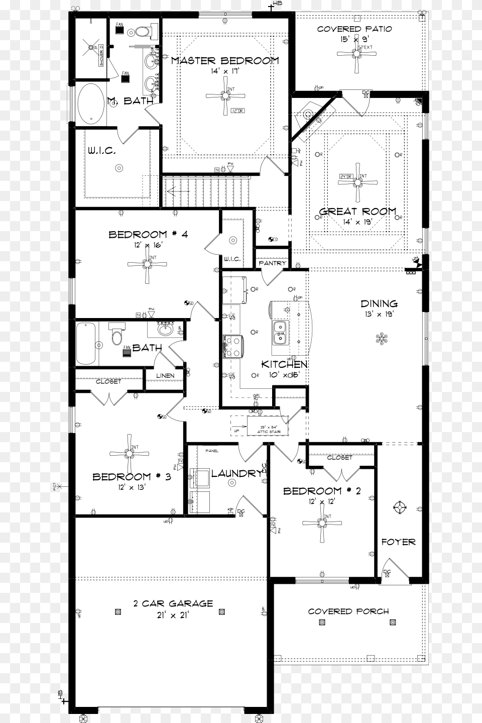 Savannah Main Floor By Stone Martin Builders Floor Plan, Diagram, Cad Diagram Free Transparent Png