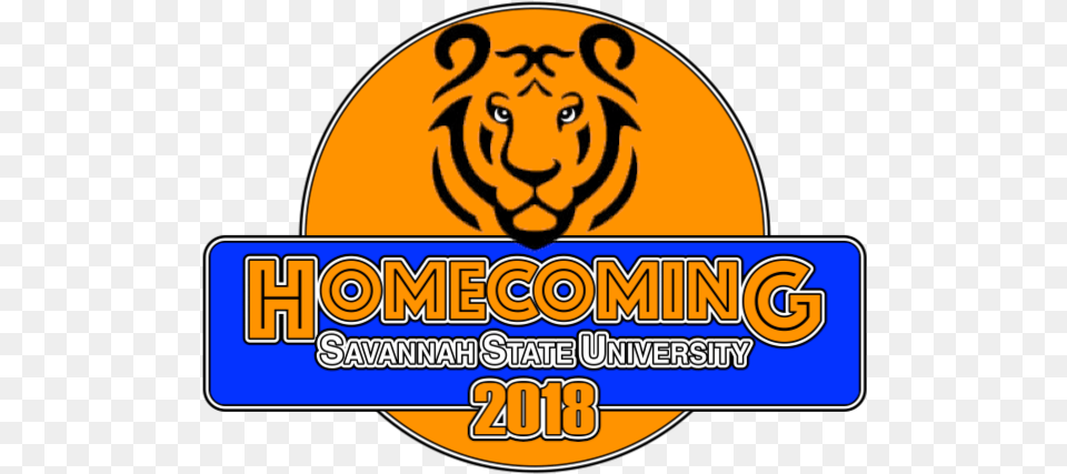 Savannah State University Homecoming 2018, Logo, Animal, Lion, Mammal Free Png Download