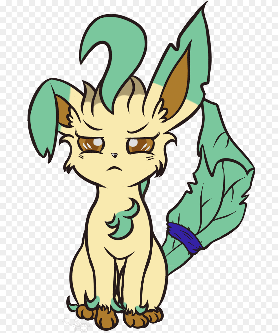 Savannah The Leafeon Eevee Fan Art, Baby, Person, Face, Head Png