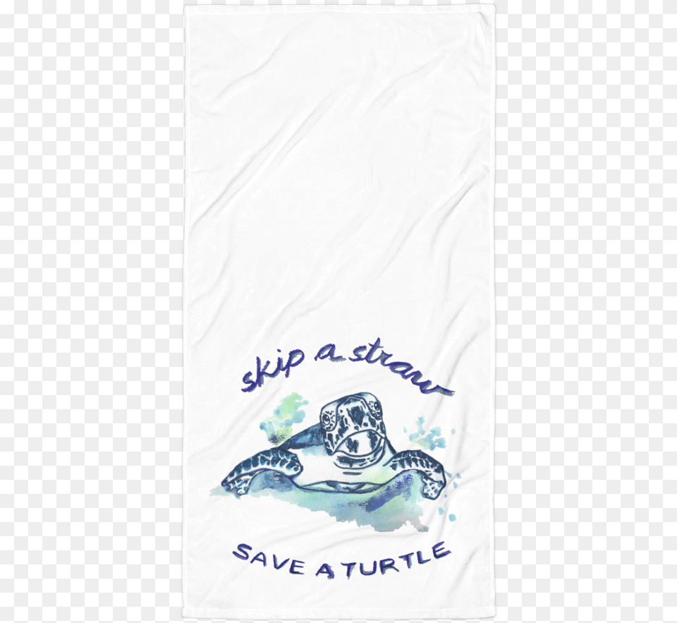Save A Turtle Beach Towel T Shirt, Clothing, T-shirt, Animal, Reptile Free Png Download