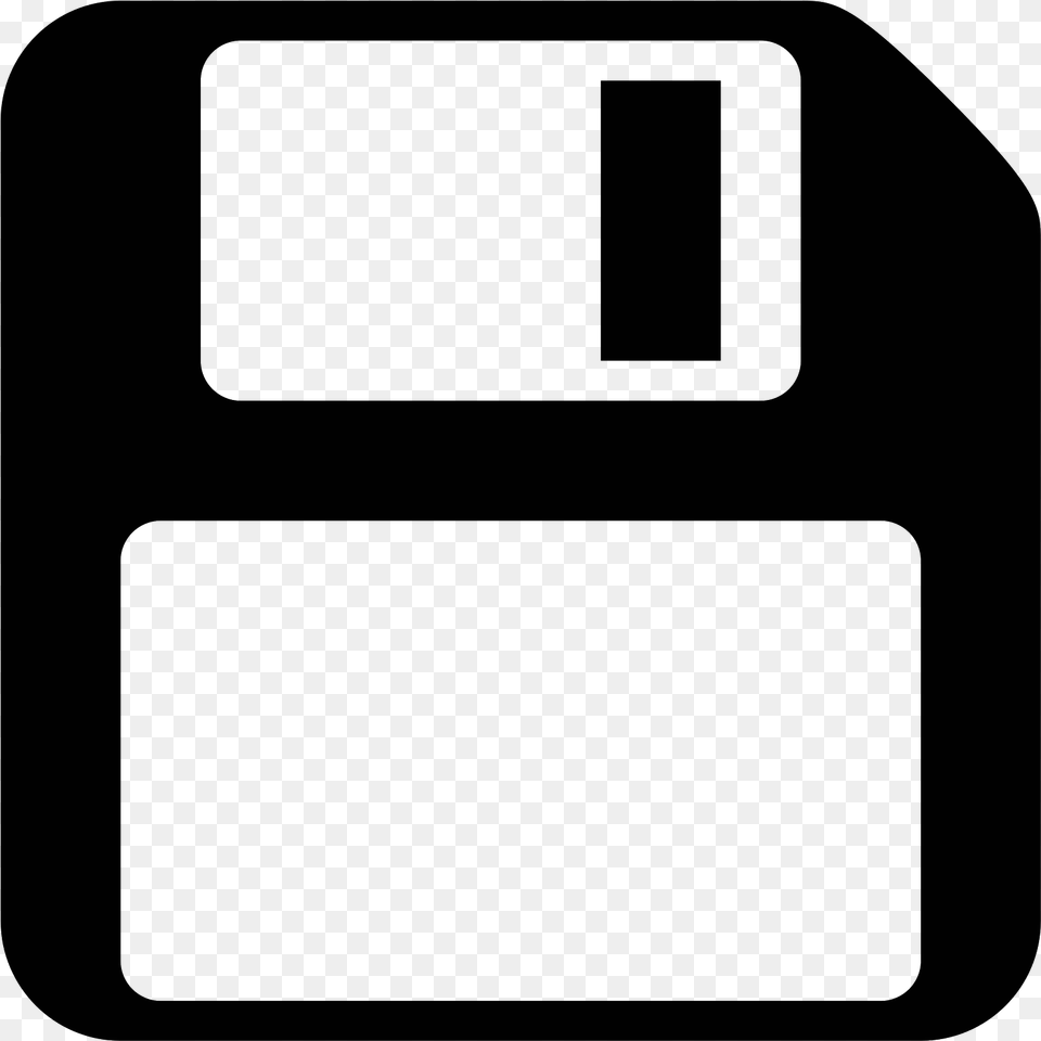 Save Icon, Gray Free Transparent Png