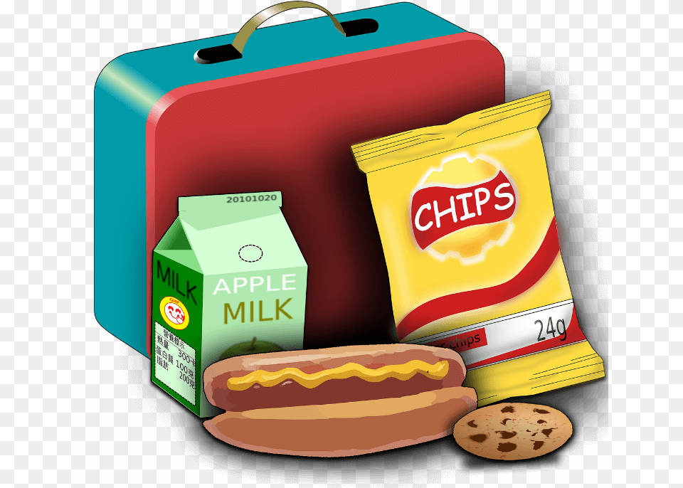 Save Lunch Box Transparent Background, Food, Hot Dog Free Png Download