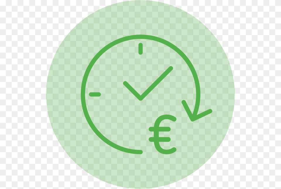 Save Money Time Icon, Green, Sphere, Oval Png Image