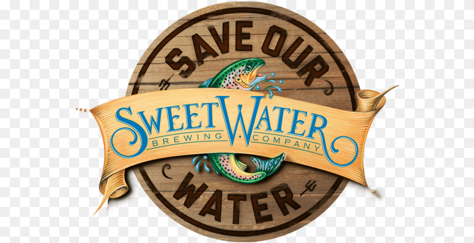 Save Our Water Sweetwater Brewing Logo, Badge, Symbol, Architecture, Building Free Png