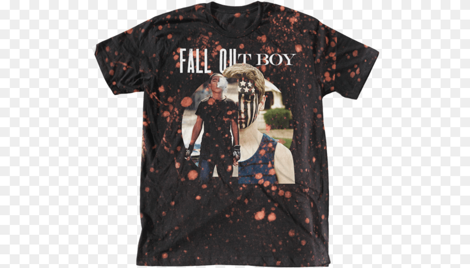 Save Rock Beauty Psycho Tee American Beautyamerican Psycho Fall Out Boy, Clothing, T-shirt, Adult, Male Free Png
