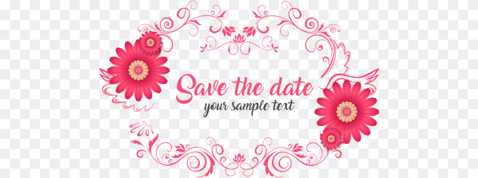 Save The Date, Art, Floral Design, Graphics, Pattern Free Png