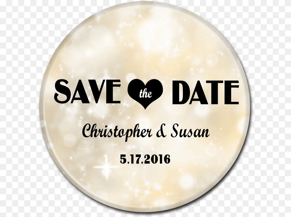 Save The Date Button Label, Nature, Night, Outdoors, Plate Png Image