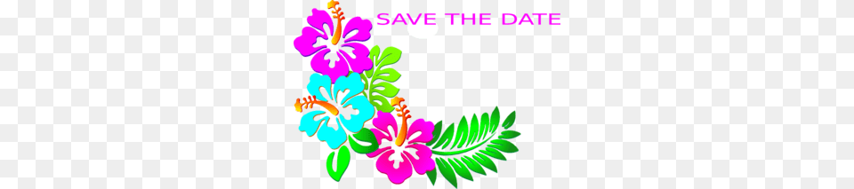 Save The Date Luau Clip Art, Floral Design, Flower, Graphics, Pattern Png