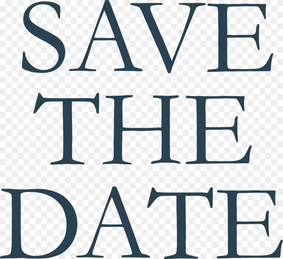 Save The Date Svg Cut File, Text, Alphabet Free Png