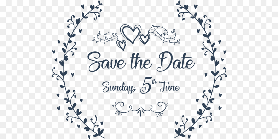 Save The Date Transparent, Pattern, Blackboard, Art, Graphics Free Png Download