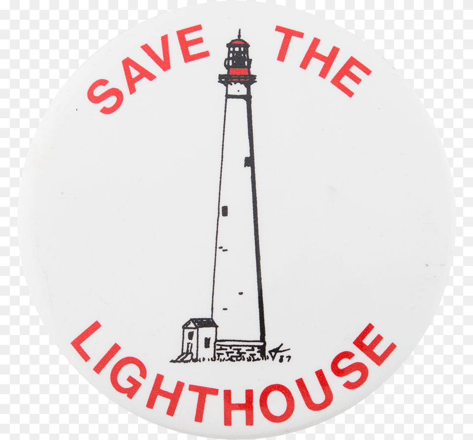 Save The Lighthouse Cause Button Museum Tower, Utility Pole, Photography, Logo Free Png Download
