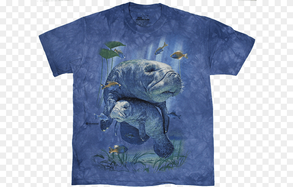 Save The Manatee Leatherback Sea Turtle, Clothing, T-shirt, Animal, Fish Free Png