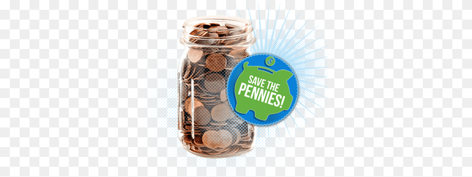 Save The Pennies With Pennywise Power Food Storage, Jar Png