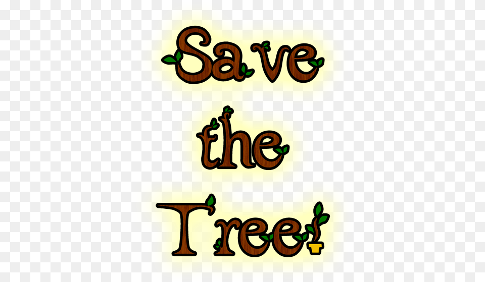Save The Tree Logo Calligraphy, Text, Number, Symbol Png