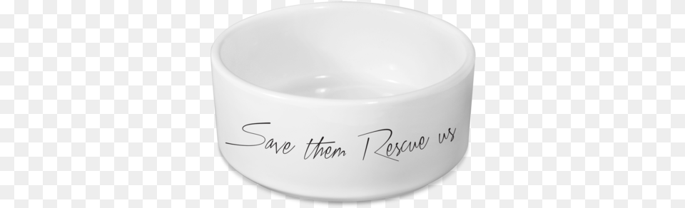 Save Them Rescue Us Dog Bowl Dog, Soup Bowl, Art, Porcelain, Pottery Free Transparent Png