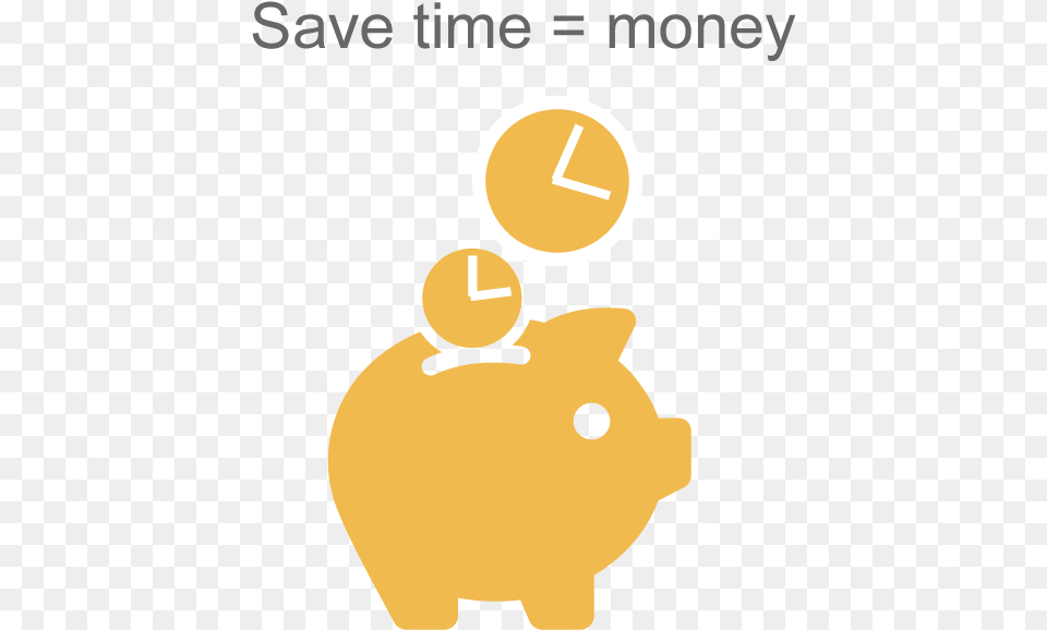 Save Time Money, Piggy Bank, Baby, Person Png Image