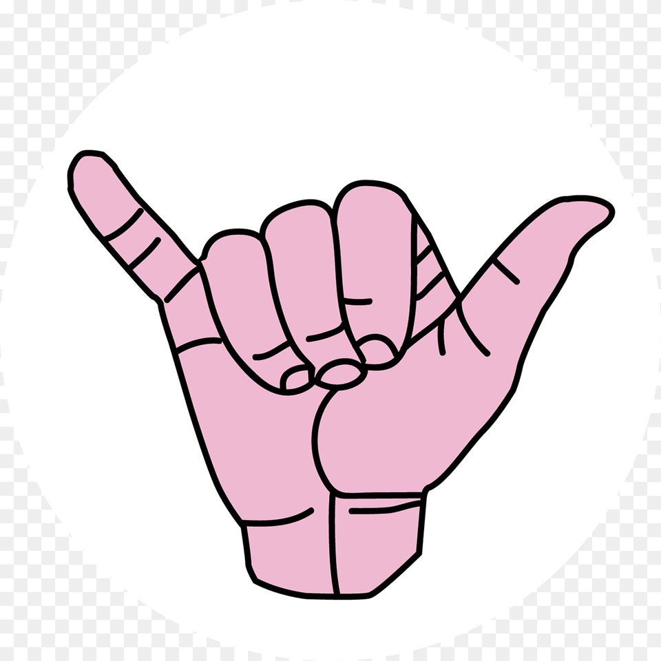 Save To Collection Surfs Up Hand Sign, Body Part, Finger, Person, Animal Free Png Download