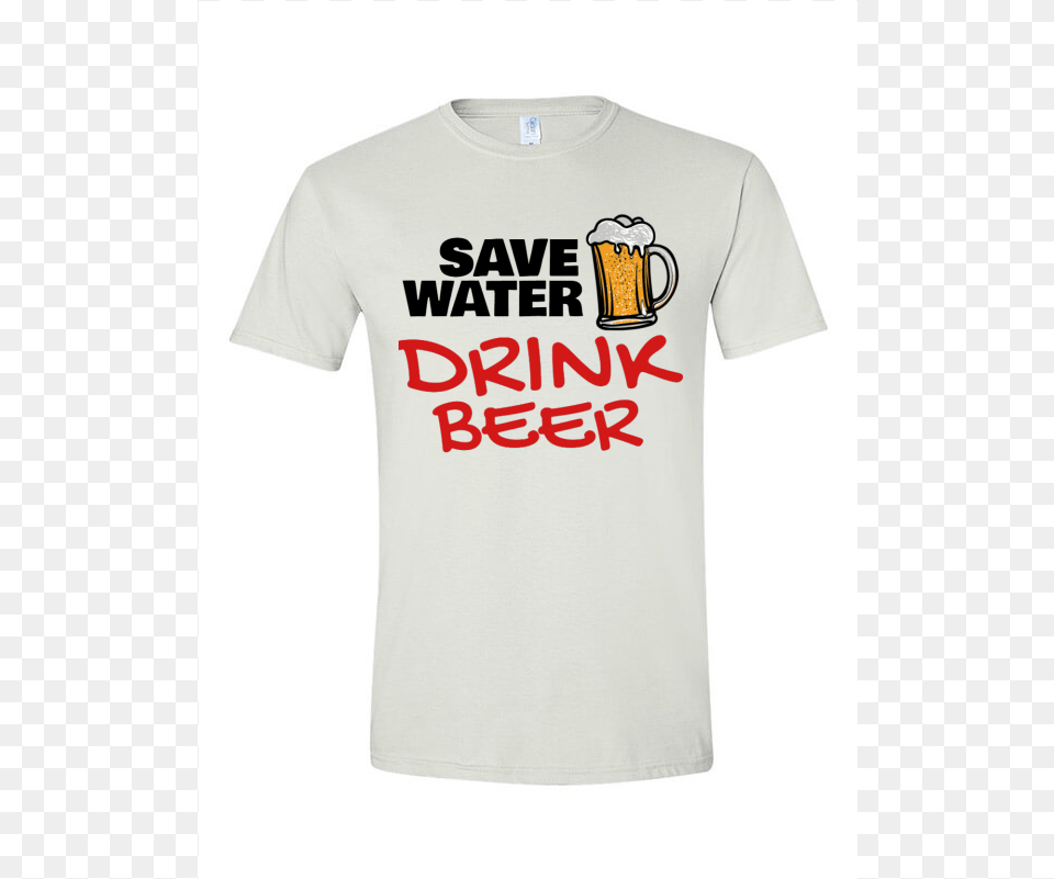 Save Water Drink Beer Active Shirt, Clothing, T-shirt Free Png Download