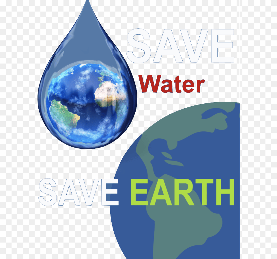 Save Water Save Earth Posters Download Save Water On Earth, Astronomy, Outer Space, Planet, Globe Free Transparent Png