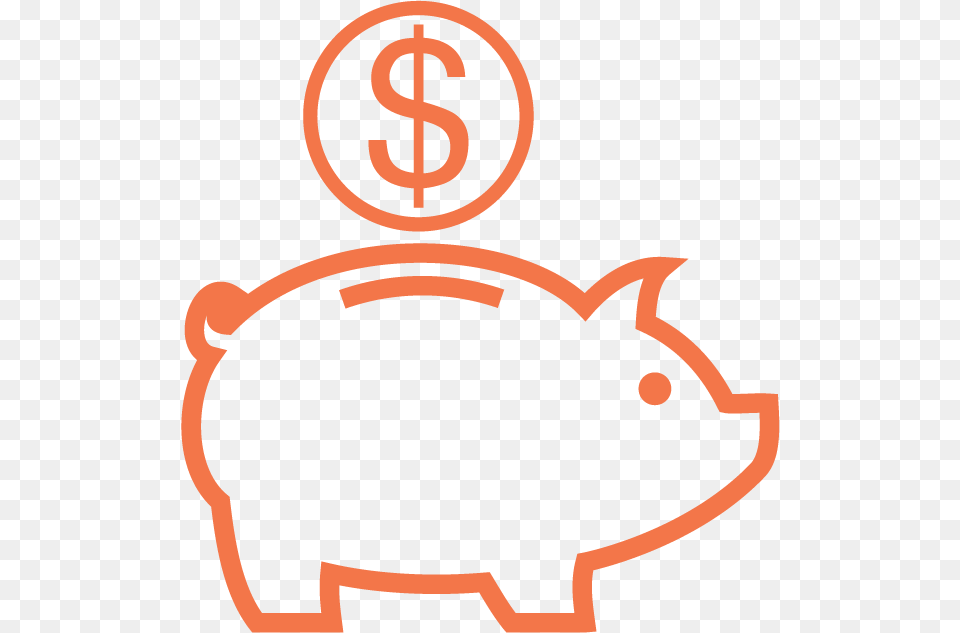 Save Your Money Icon Hd Download Download Piggy Bank Clip Art Black And White, Piggy Bank Free Transparent Png