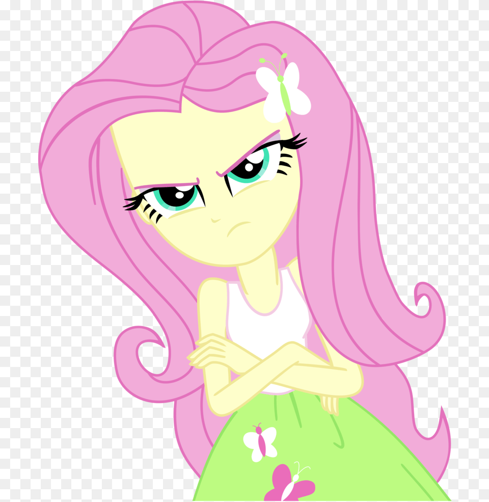 Savefilthyfrank Hashtag My Little Pony Equestria Girl Fluttershy Angry, Baby, Person, Book, Comics Free Png Download