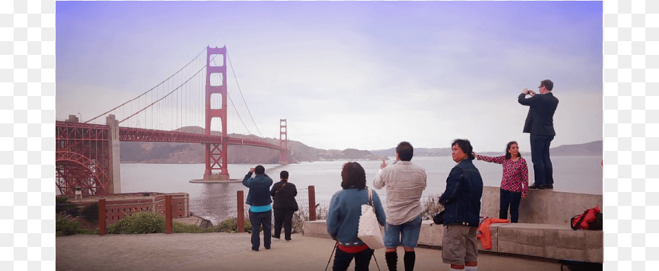 Saving Lives Off The Golden Gate Bridge Golden Gate Bridge, Accessories, Person, Man, Male Free Png Download