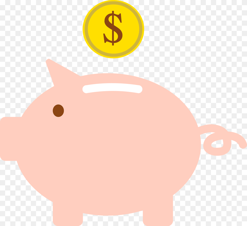 Saving Money At The Same Time Ip Communications Reduce Illustration, Piggy Bank, Animal, Mammal, Pig Free Transparent Png