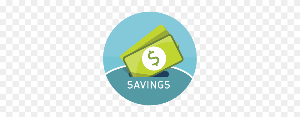 Savings Image, Text, Disk Png