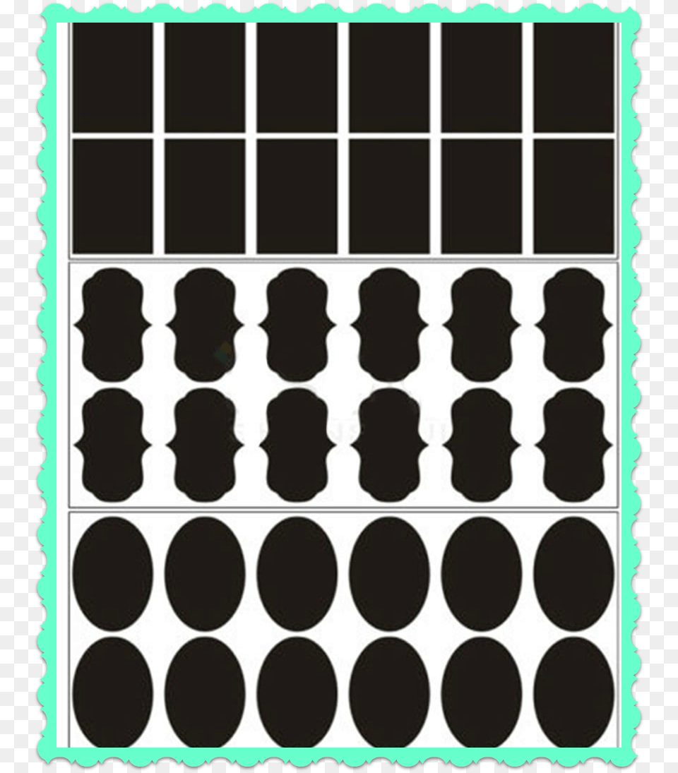 Savings On A Set Of 36 Chalkboard Label Stickers Only 2010 Ford Escape Lug Nuts, Pattern, Face, Head, Person Free Png Download